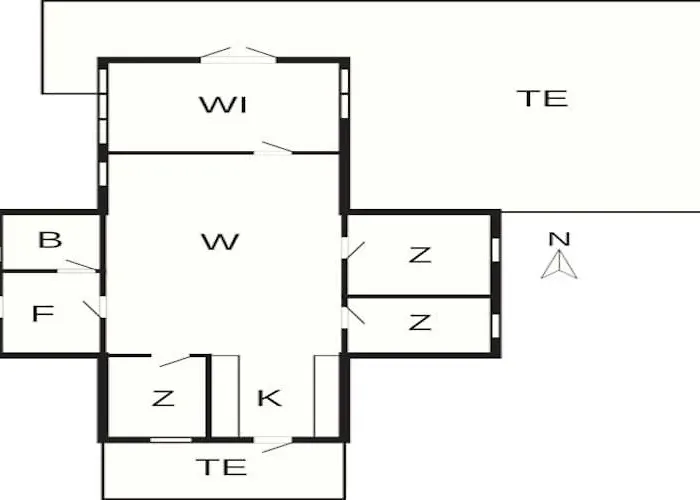 5 Person In Asnaes-by Traum 別荘 Asnæs